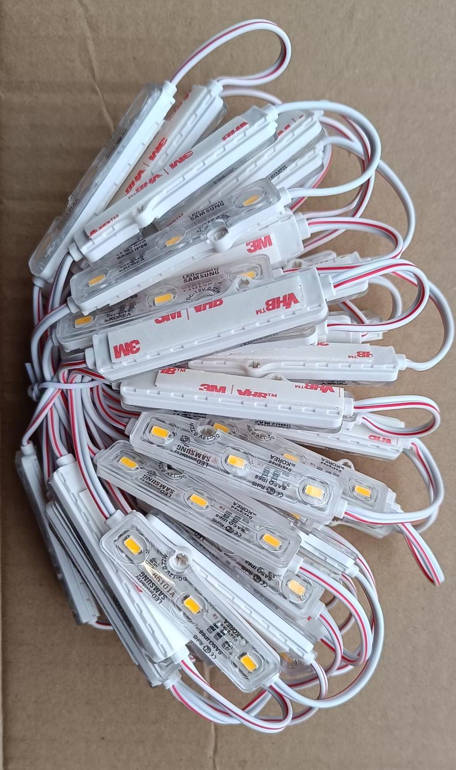 Moduły led do podświetlenia ścian solnych 100 modułów 15 metrów